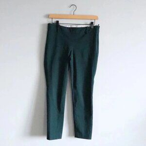 Aritzia Babaton Ellis Size 6 Green Women's Straight Leg Ankle Trouser Pants